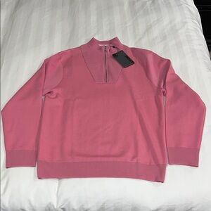 G/FORE Vibrant Pink Half-Zip Sweater